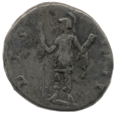 Denarius - Antoninus Pius DES IIII; Virtus back