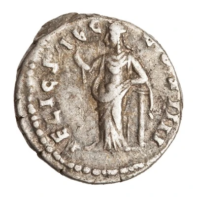 Denarius - Antoninus Pius FELIC SAEC COS IIII; Felicitas back