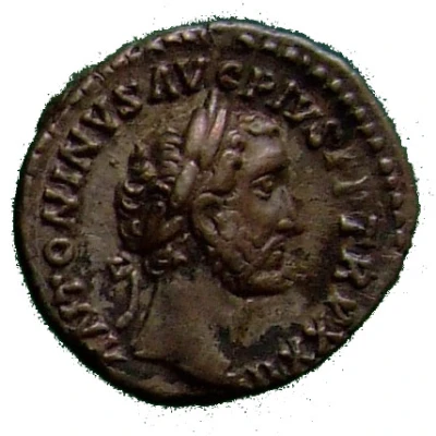 Denarius - Antoninus Pius FELICITATI AVG COS IIII; Felicitas front