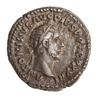 Denarius - Antoninus Pius FORTVNA COS IIII; Fortuna front