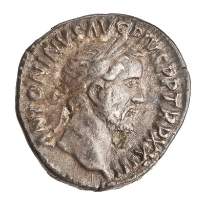 Denarius - Antoninus Pius FORTVNA COS IIII; Fortuna front