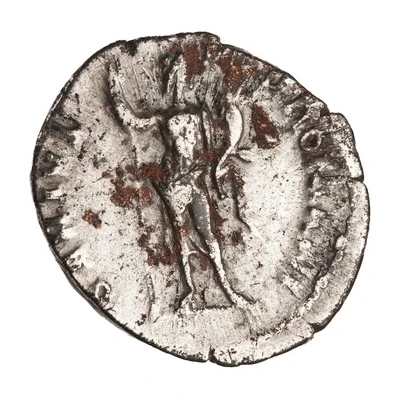 Denarius - Antoninus Pius GENIVS POP ROMANI; Genius back
