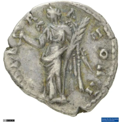 Denarius - Antoninus Pius IMPERATOR II; Victory back