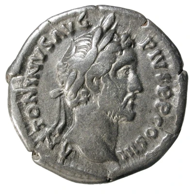 Denarius - Antoninus Pius IMPERATOR II; Victory front