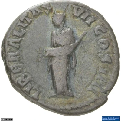 Denarius - Antoninus Pius LIBERALITAS VII COS IIII; Liberalitas back