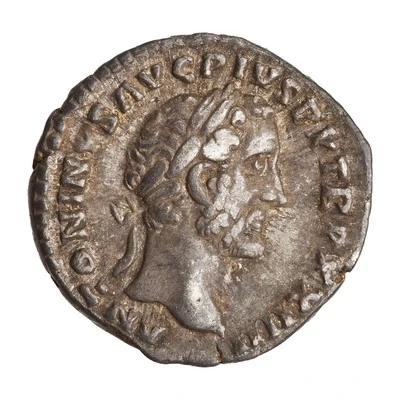 Denarius - Antoninus Pius PIETATI AVG COS IIII; Pietas front