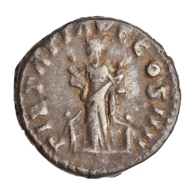 Denarius - Antoninus Pius PIETATI AVG COS IIII; Pietas back