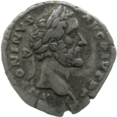 Denarius - Antoninus Pius TEMPLVM DIVI AVG REST COS IIII front