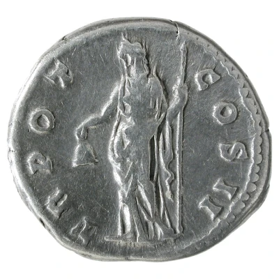 Denarius - Antoninus Pius TR P COS II; Libertas back