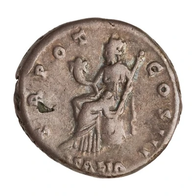 Denarius - Antoninus Pius TR POT COS III ITALIA; Italia back