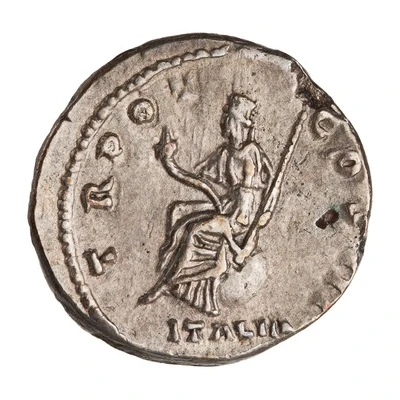 Denarius - Antoninus Pius TR POT COS III ITALIA; Italia back