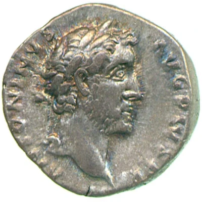 Denarius - Antoninus Pius TR POT COS III; Pax front