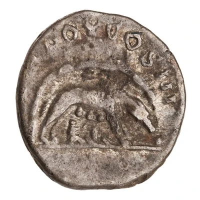 Denarius - Antoninus Pius TR POT COS III; Romulus and Remus back