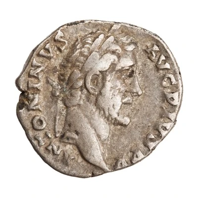 Denarius - Antoninus Pius TR POT COS IIII; Virtus front