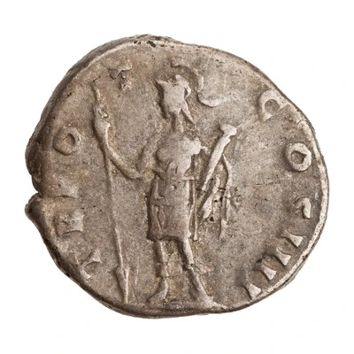 Denarius - Antoninus Pius TR POT COS IIII; Virtus back