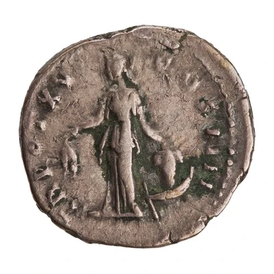 Denarius - Antoninus Pius TR POT XV COS IIII; Annona back