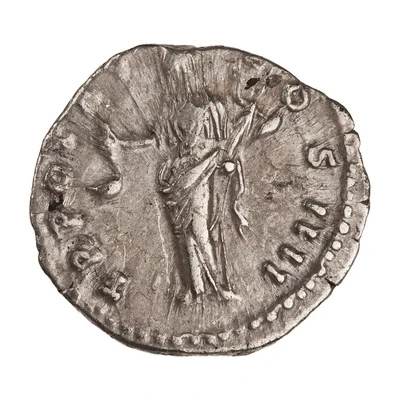 Denarius - Antoninus Pius TR POT XV COS IIII; Vesta back