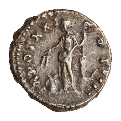 Denarius - Antoninus Pius TR POT XXI COS IIII; Annona back