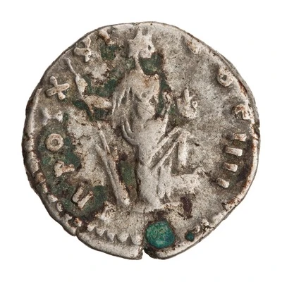 Denarius - Antoninus Pius TR POT XXI COS IIII; Annona back