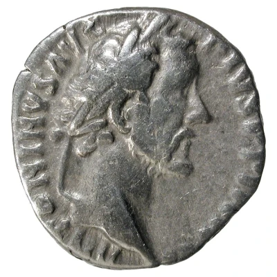 Denarius - Antoninus Pius TR POT XXI COS IIII; Fortuna front