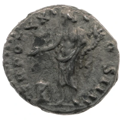 Denarius - Antoninus Pius TR POT XXI COS IIII; Genius back