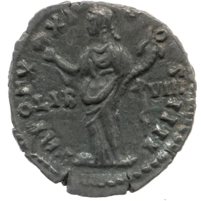 Denarius - Antoninus Pius TR POT XXI COS IIII LIB VIII; Liberalitas back