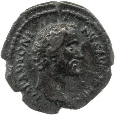 Denarius - Antoninus Pius TRIB POT COS DES II; Aequitas front