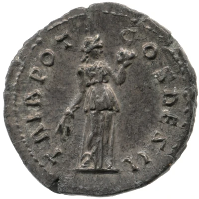Denarius - Antoninus Pius TRIB POT COS DES II; Fides back