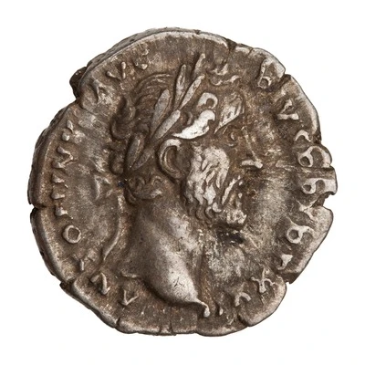 Denarius - Antoninus Pius VOTA SVSCEP DECENN III COS IIII front