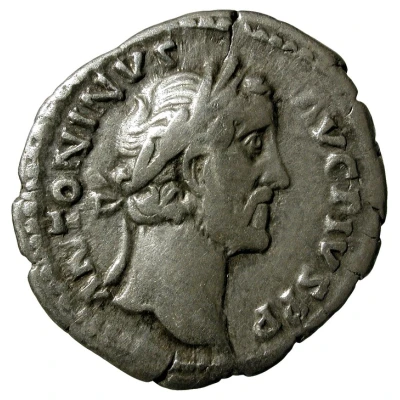 Denarius - Antoninus Pius VOTA SVSCEPTA DEC III COS IIII front