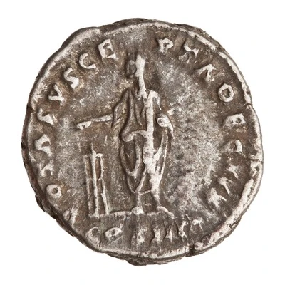 Denarius - Antoninus Pius VOTA SVSCEPTA DECEN III COS IIII back