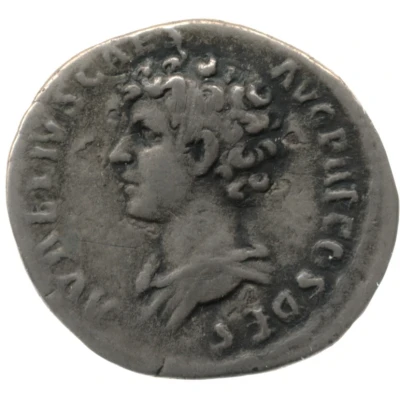 Denarius - Antoninus Pius and Marcus Aurelius AVRELIVS CAES AVG PII F COS DES back