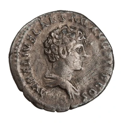 Denarius - Antoninus Pius and Marcus Aurelius AVRELIVS CAESAR AVG PII F COS back
