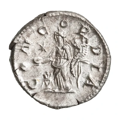 Denarius - Aquilia Severa CONCORDIA; Concordia back