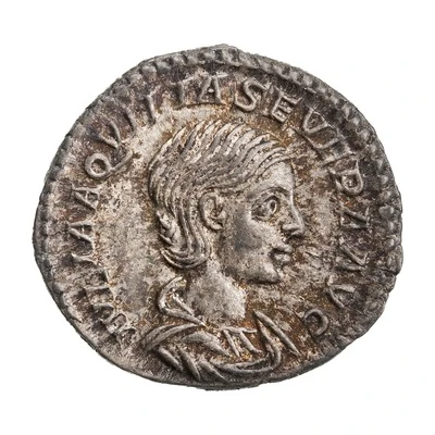 Denarius - Aquilia Severa CONCORDIA; Concordia front