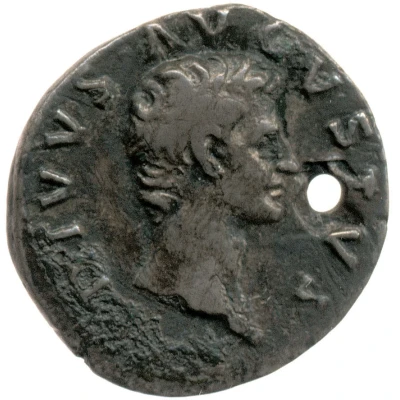 Denarius - Augustus IMP NERVA CAES AVG REST front