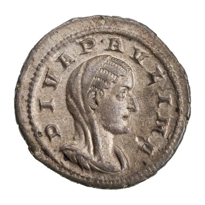 Denarius - Caecilla Paulina CONSECRATIO front