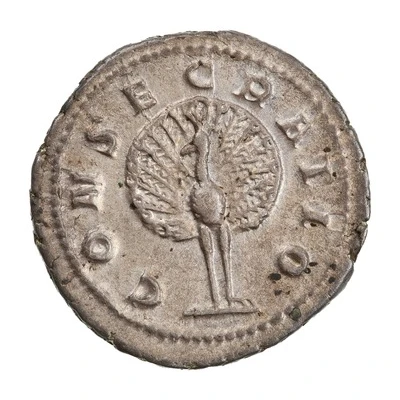 Denarius - Caecilla Paulina CONSECRATIO back