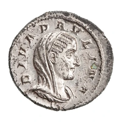 Denarius - Caecilla Paulina CONSECRATIO front
