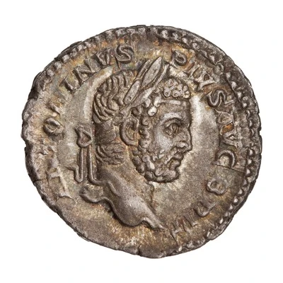 Denarius - Caracalla ADVENTVS AVGVSTI front