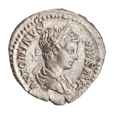 Denarius - Caracalla ADVENTVS AVGVSTOR front