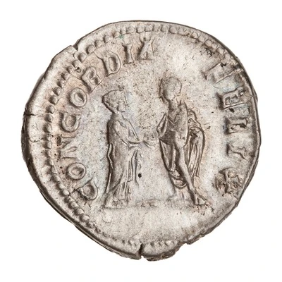 Denarius - Caracalla ADVENTVS AVGVSTOR back