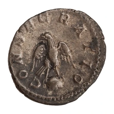 Denarius - Caracalla CONSECRATIO back