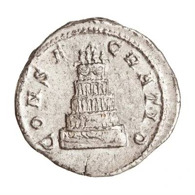 Denarius - Caracalla CONSECRATIO back