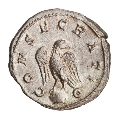 Denarius - Caracalla CONSECRATIO back