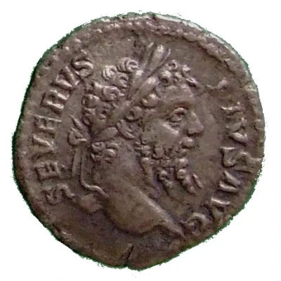 Denarius - Caracalla COS III; Salus front