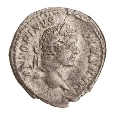 Denarius - Caracalla FELICIA TEMPORA; Four Seasons front