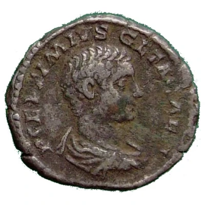 Denarius - Caracalla FELICITAS AVGG; Felicitas front