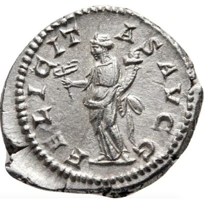 Denarius - Caracalla FELICITAS AVGG; Felicitas back