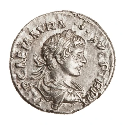 Denarius - Caracalla FELICITAS AVGG; Felicitas front